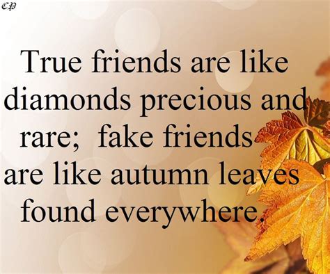 fake friends are like autumn leaves